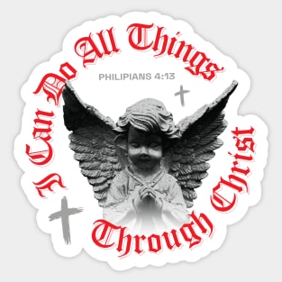 I can do all things through christ Sticker